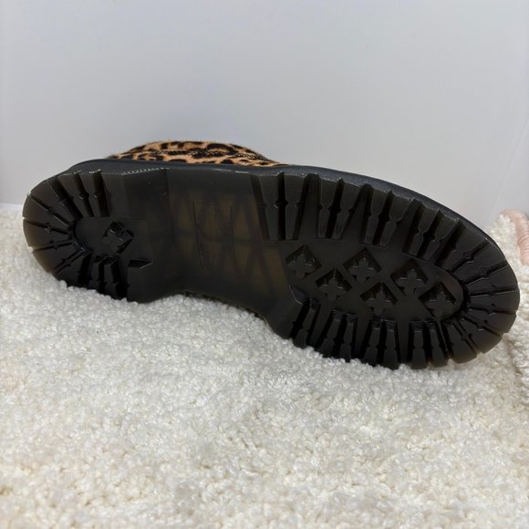 Dr. Martens Lowell Leopard Print Moc Toe Shoes/ Size US 6M-7W/ NWB/ MSRP 130 - Picture 8 of 9